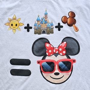 Disney Parks Minnie Mouse Emoji Tank Top Small